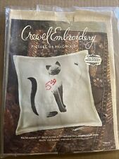 crewel embroidery pillow kits for sale  Glendale