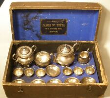 Original Boxed Tufts Silver Plate Child’s Tea Set for sale  Shipping to South Africa