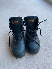 Black work boots for sale  UK