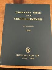 Ishihara colour deficiency for sale  CHINNOR