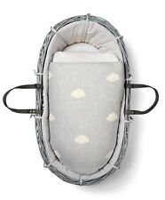 Grey moses basket for sale  LUTON
