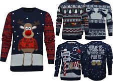 Mens christmas knitted for sale  ELY