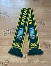 South Africa Rugby World Cup Champions 2007 Springboks Canterbury scarf, used for sale  Shipping to South Africa