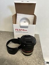 Samyang 12mm 2.0 for sale  RHYL