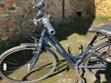  Lovely comfortable navy ladies city hybrid Raleigh bike. Shimano gears. for sale  BRENTFORD