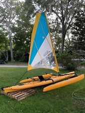 Used, Hobie Mirage Adventure Island, single sail kayak, yellow, Mirage driv for sale  Orlando