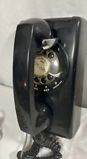 Vintage Stromberg Carlson Black Rotary Dial Wall Mount Phone - Untested, used for sale  Shipping to Canada