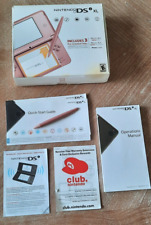 Nintendo DSi XL Caixa Rosa Metálica, Manual de Operações Apenas Caneta e Inserções! comprar usado  Enviando para Brazil