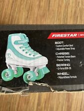 Usado, Patín con ruedas para niños Roller Derby FireStar para jóvenes talla 4 - blanco/nuevo color con caja segunda mano  Embacar hacia Argentina
