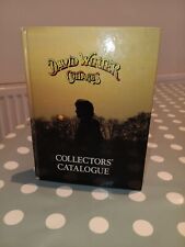 Collectors catalogue david for sale  DERBY