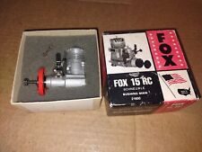 Fox 15 RC Airplane Engine with Box for sale  Shipping to South Africa