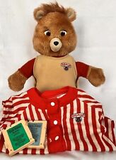 Muñeca de peluche de juguete de oso interactivo que habla Teddy Ruxpin 1985 + 2 cartuchos + 2 conjuntos segunda mano  Embacar hacia Argentina