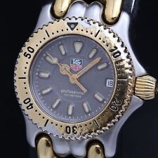Relógio de quartzo feminino TAG HEUER S/EL WG1420-0 aço aço banhado a ouro data comprar usado  Enviando para Brazil