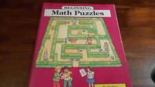 Beginning math puzzles for sale  Bordentown