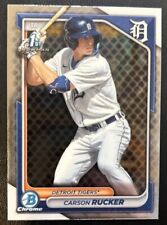 2024 Bowman Chrome 1st Bowman #BCP-65 Carson Rucker Detroit Tigers, used for sale  Shipping to South Africa