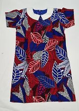 Women African Multi Print Dress with Collar  for sale  Shipping to South Africa