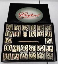 leather alphabet stamps for sale  Coal City