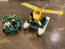 Vintage Fisher Price Adventure People Wilderness Patrol Lot Pontoon Plane 307 for sale  Shipping to South Africa