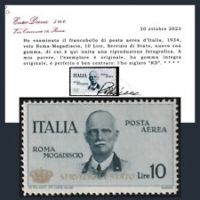 Italia regno 1934 usato  Courmayeur