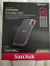 Usado, SSD SanDisk Extreme portátil 4TB USB-C preto SDSSDE61-4T00 comprar usado  Enviando para Brazil