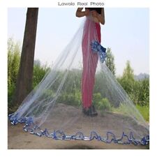 Hand Cast Net Monofilament Nylon Folding Small Mesh Fishnet &Iron Steel Pendants for sale  Shipping to South Africa