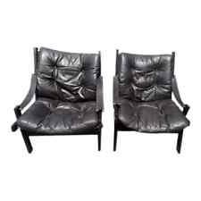 Pair 1970s leather for sale  West Palm Beach