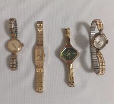 Lote de 4 relojes vintage para mujer, Croton Sheffield Nueva Inglaterra Seiko, que no funcionan segunda mano  Embacar hacia Argentina