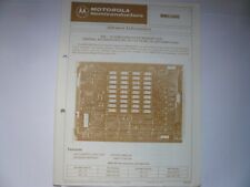 MOTOROLA MMS1600, année 1979, Advance Information, usado comprar usado  Enviando para Brazil