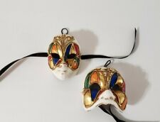 Conjunto de máscara de papel machê Kartaruga Venezia original Roma Itália comprar usado  Enviando para Brazil