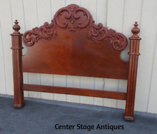 queen winged headboard for sale  Mount Holly