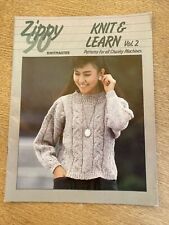 Zippy knitmaster booklet for sale  BRISTOL