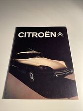 Citroen sales brochure for sale  NEWCASTLE UPON TYNE