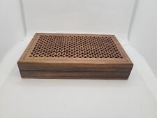 Wooden Crafted Storage Box Small cards cigars etc for sale  BURY
