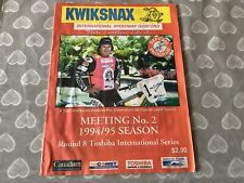 Speedway programme gosford for sale  EXMOUTH