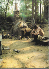 Long Melford, Suffolk - Kentwell Hall - pottery in the woods - postcard c.1970s for sale  LONDON