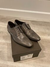 Mens A TESTONI dress shoes 10.5 Grey color in box for sale  Shipping to South Africa