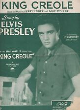 Partitura cantada por Elvis Presley ""King Creole"" en la producción de Hal Wallis. segunda mano  Embacar hacia Argentina