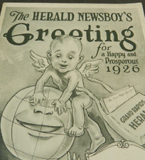 Usado, Newsboys Jornal Publicidade GRAND RAPIDS MICHIGAN 1926 Edgar A Poemas Convidados comprar usado  Enviando para Brazil