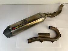 Usado, YAMAHA YZF 250 2008 SILENCIADOR SILENCIADOR DE ESCAPE AKRAPOVIC E TUBO DE CABEÇALHO comprar usado  Enviando para Brazil