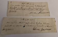 Handwritten receipts documents d'occasion  Expédié en Belgium