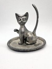 Vtg pewter cat for sale  Jacksonville