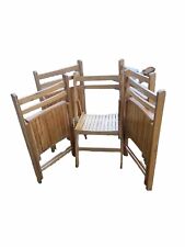 Folding wooden chairs for sale  BRAINTREE