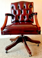 Vintage oxblood chesterfield for sale  CORBY