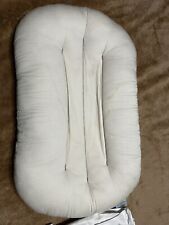 Beige Snuggle Me Organic Infant Lounger In Natural Goof Condition Baby Newborn for sale  Shipping to South Africa