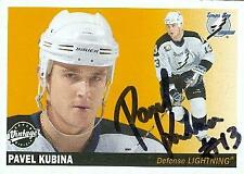 Pavel kubina autographed for sale  Rockville