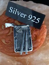Silver Pool / Snooker Table  Pendant ( And Chain ) for sale  Shipping to South Africa