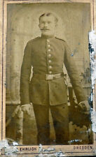 1915 Dresden Loyal Imperial Soldier at Photographer for Family Album Photo for sale  Shipping to South Africa