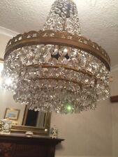 Crystal chandelier for sale  BILSTON