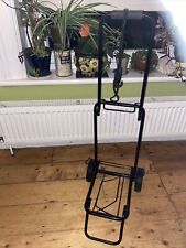 BLACK HEAVY DUTY FESTIVAL  TRAVEL MOVING TROLLEY for sale  Shipping to South Africa