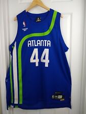 VTG NBA Reebok HWC Atlanta Hawks Pistol Pete Maravich Jersey Mens 2XL Sewn +2  for sale  Arlington